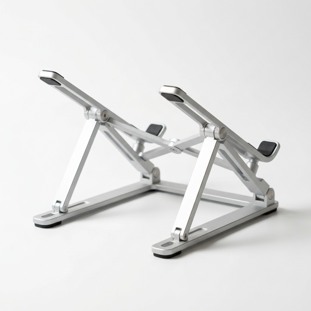 Laptop stand rear view, generated concept