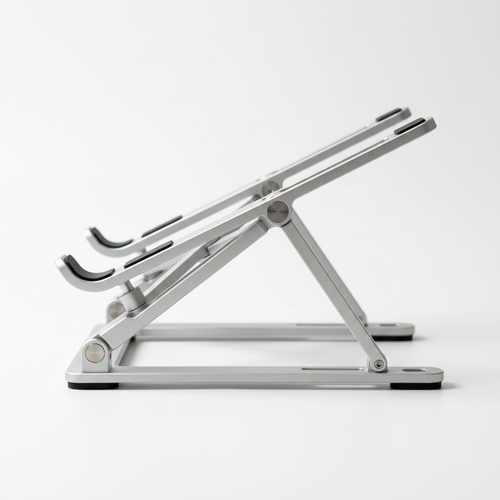 Laptop stand side view, generated concept